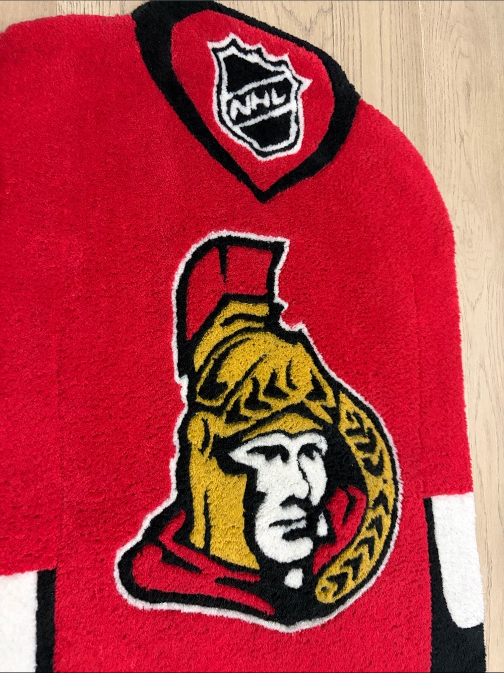Ottawa Senators Red NHL Rug - Picture 2 of 2